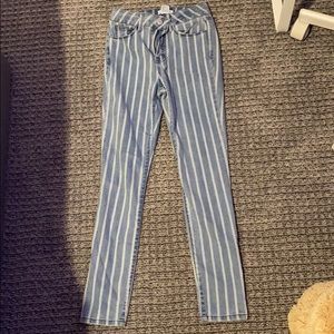 Striped jeans from Tilly’s
